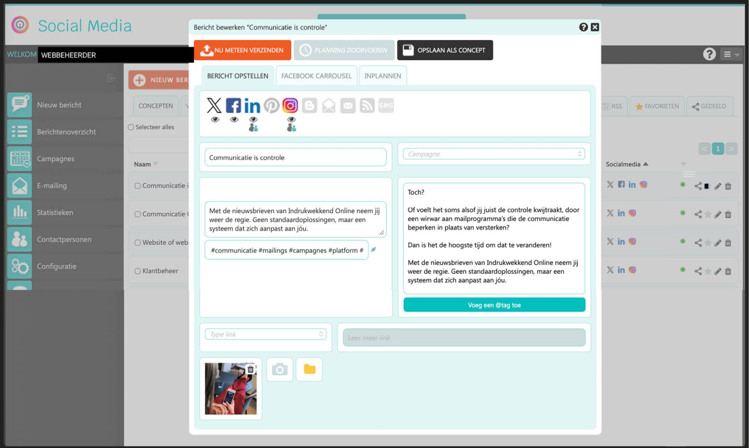 Alles-in-één social media tool - social_media